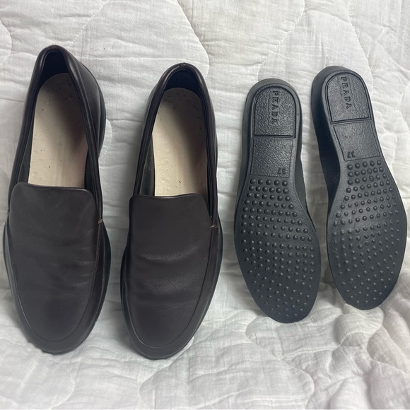 Prada Men's Leather Clogs Slip On - Picture 7 of 7